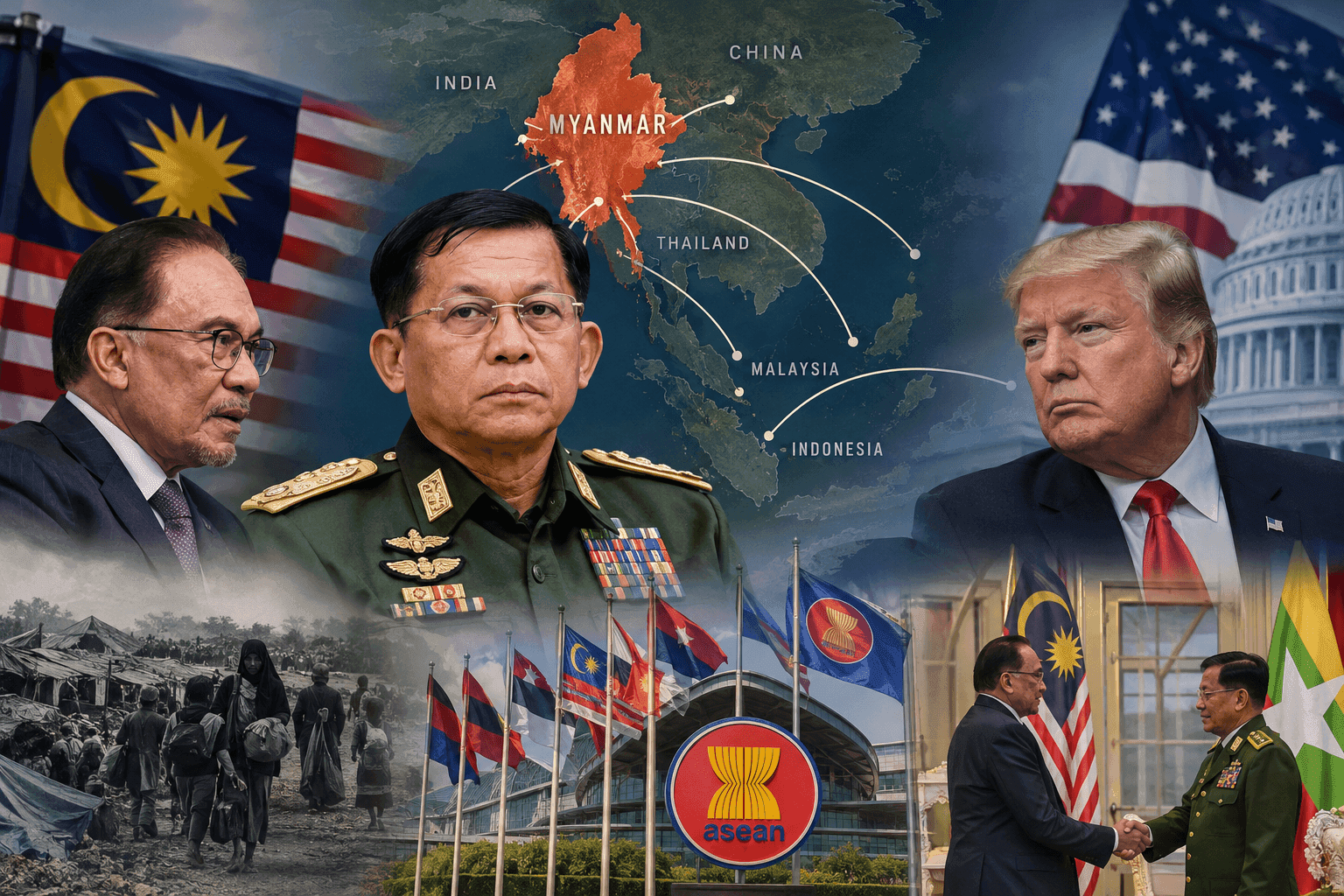 From Malaysia to Trump, Myanmar’s Military Rulers Find New Path Out of Isolation: Asia News 