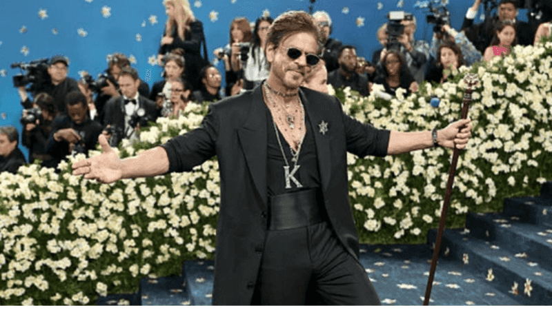 Shah Rukh Khan Becomes First Indian Male Actor to Attend Met Gala with Regal Flair