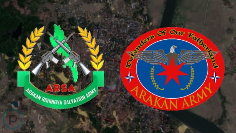 Heavy Clashes Erupt Between ARSA and AA in Northern Buthidaung Township, Myanmar
