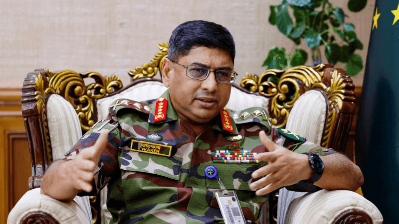 Bangladesh Army Chief Leaves for China on Official Visit