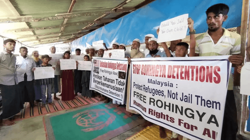 Rohingya Community Appeals for Urgent Release of Refugees Detained for Years in Malaysia