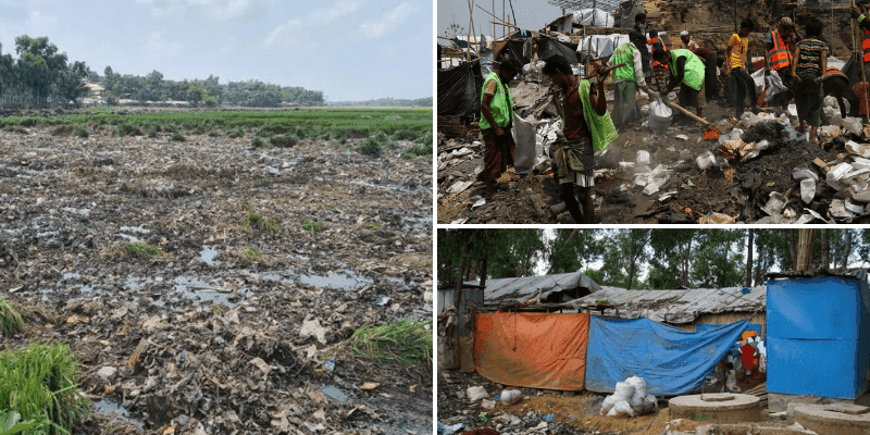 Rohingya Camp Waste Destroys Hundreds of Acres of Farmland