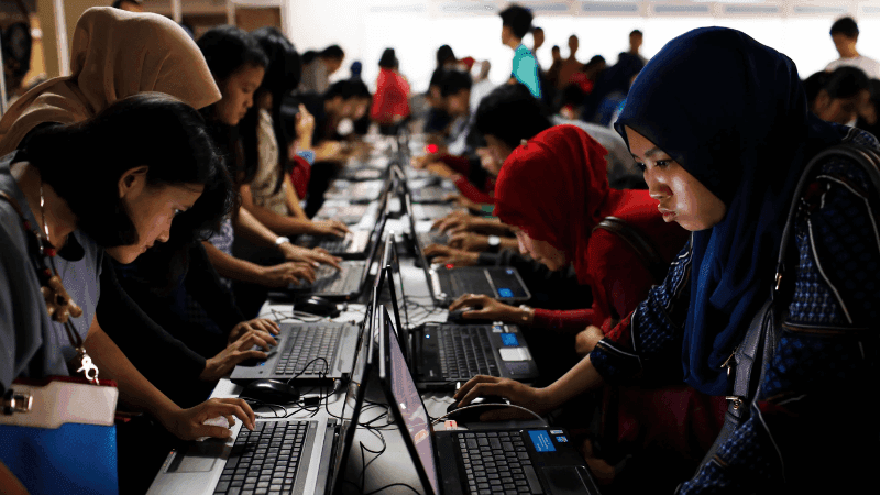 Indonesia's Younger Demographic Lead Internet Penetration to 79.5%
