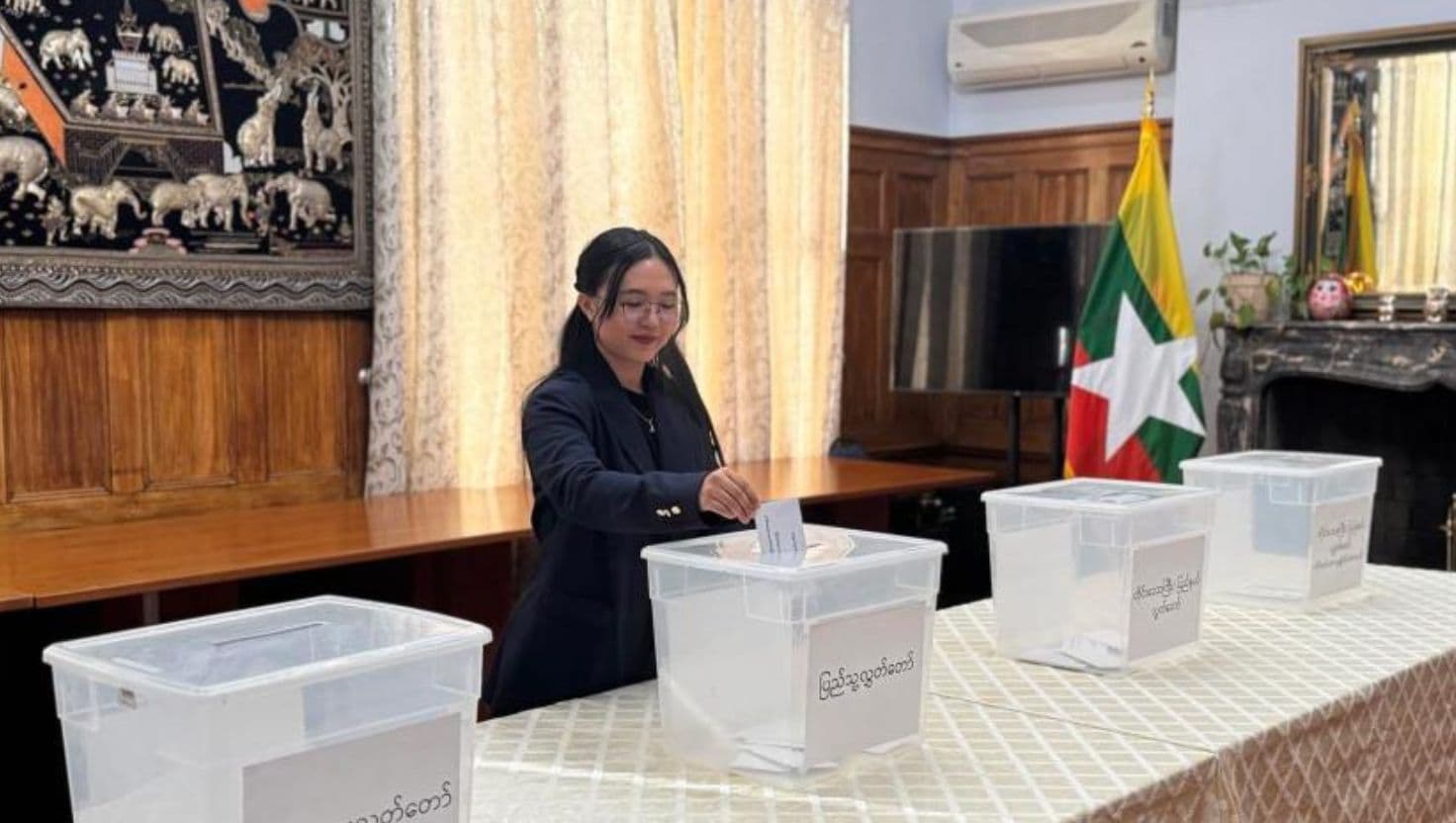 50 Overseas Polling Stations Open for Myanmar Citizens to Cast Advance Votes