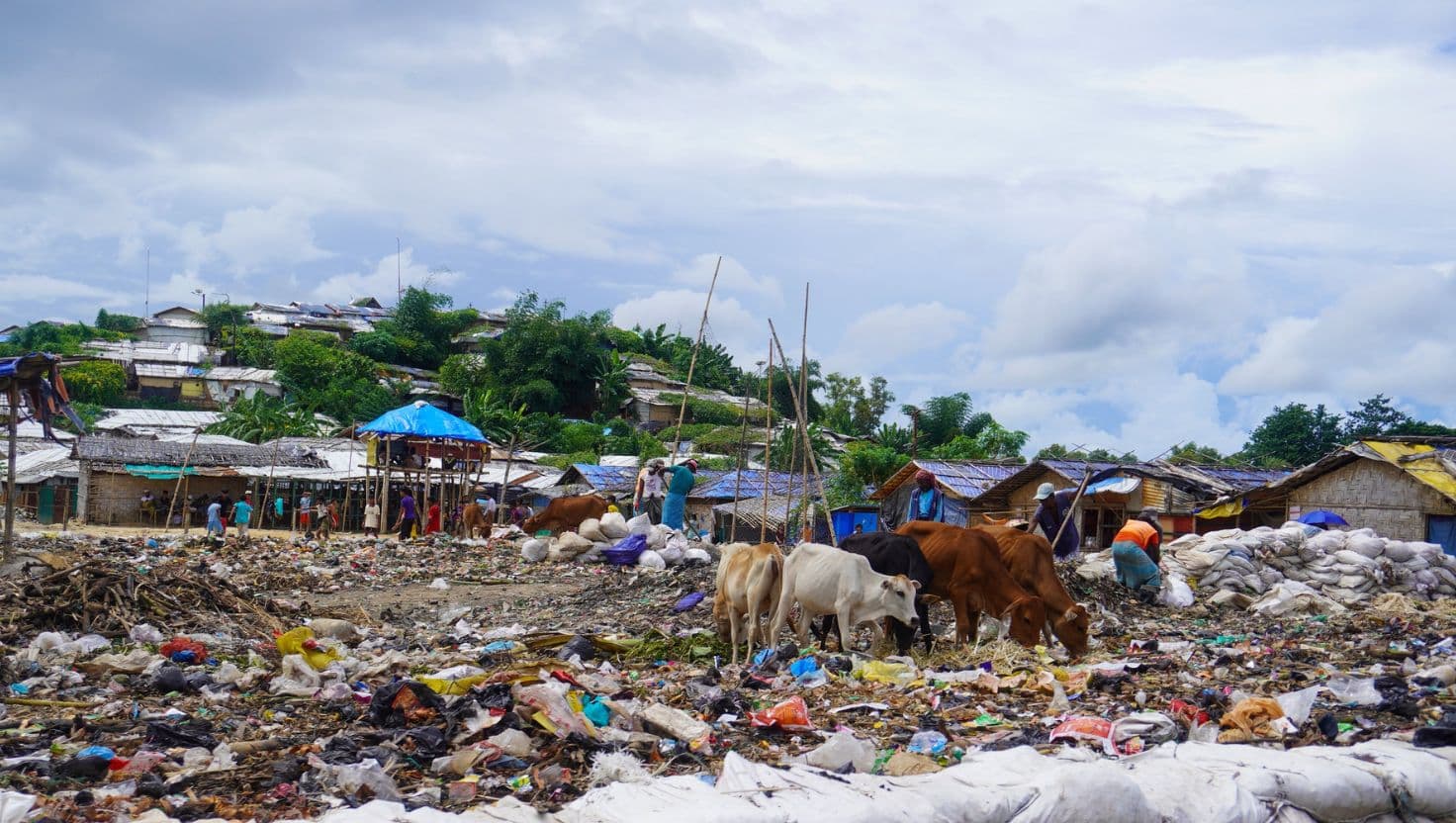 Unplanned Waste Disposal from Rohingya Camp Threatens Farmland in Ukhiya