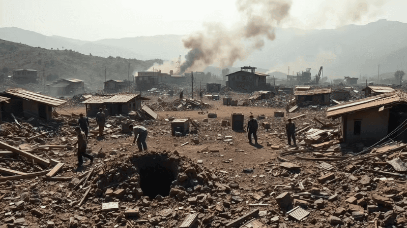 Myanmar Junta Airstrike Kills 13 in Ruby Town Mogok, Escalating Conflict before election