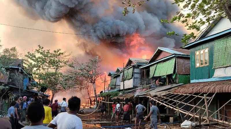 Myanmar Regime Airstrikes Killed Over 170 across 40 towns in January