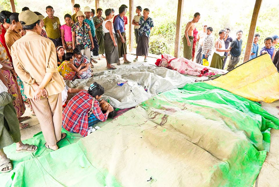 Deadly Junta Airstrike on Rakhine Market Kills at Least 17 Civilians