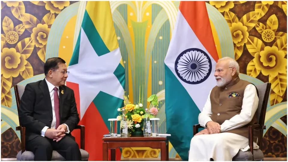 Modi–Min Aung Hlaing SCO Meeting Highlights India’s Strategic Balancing in Myanmar